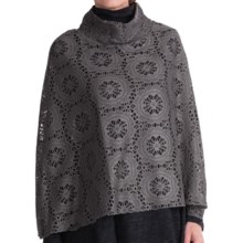 71%OFF 女性のスカーフ＆ラップ （女性用）ディランかぎ針編みのポンチョ dylan Crochet Poncho (For Women)画像